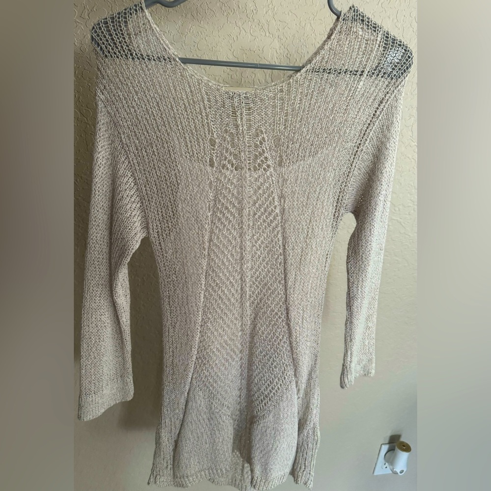 Beige by ECI - Knit Sweater with tank liner